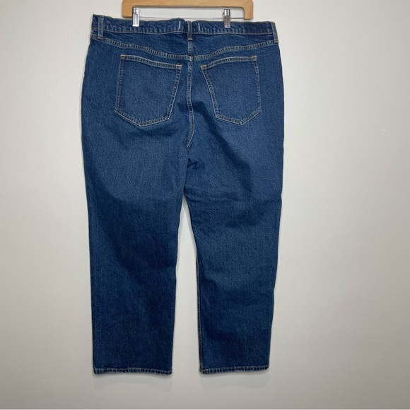 Abercrombie & Fitch Women’s Vintage Straight High Rise Jeans in Dark Wash NWT - Picture 7 of 12